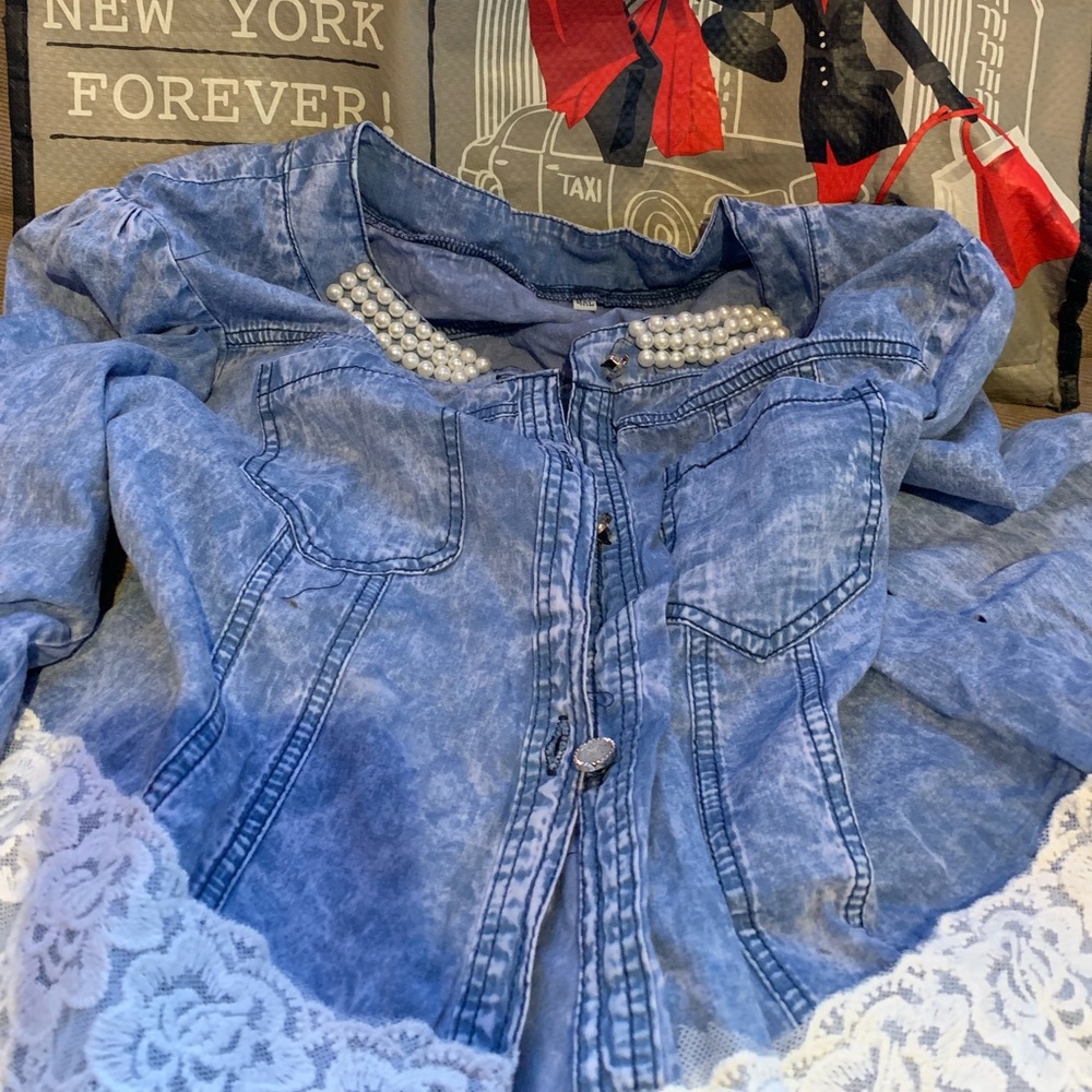 Denim Button Up